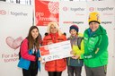 elektrabregenz unterstützt Pro Juventute bei der Eislauf-Charity von Kindern für Kinder